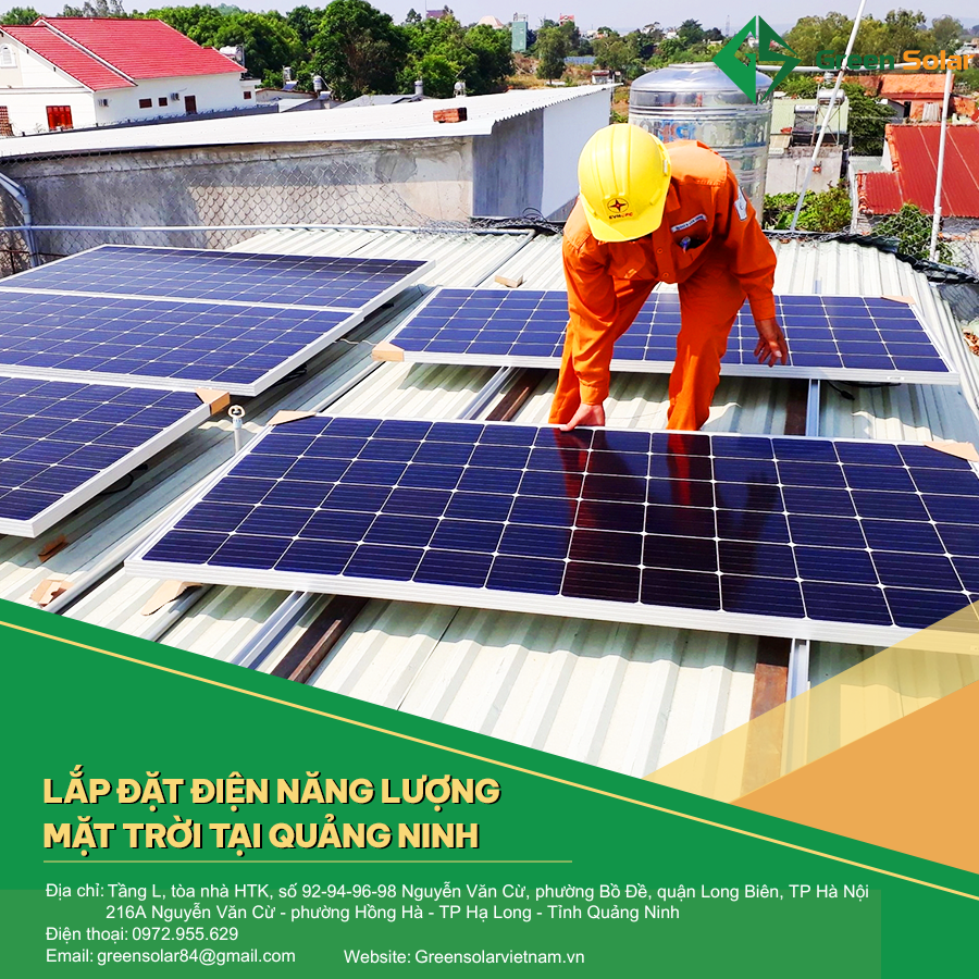 lắp đặt điện năng lượng mặt trời tại Quảng Ninh