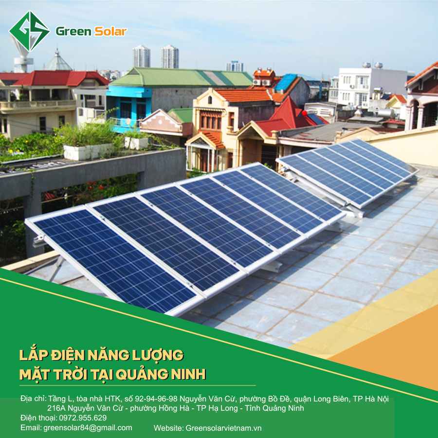 Lắp điện năng lượng mặt trời tại Quảng Ninh