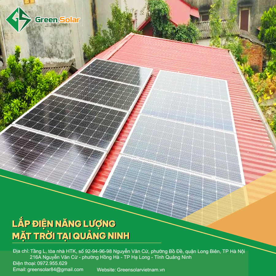 Lắp điện năng lượng mặt trời tại Quảng Ninh chuyên nghiệp