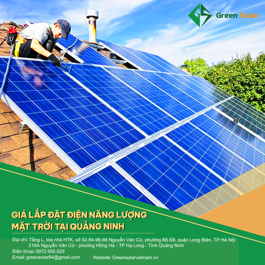 Giá lắp đặt điện năng lượng mặt trời tại Quảng Ninh uy tín